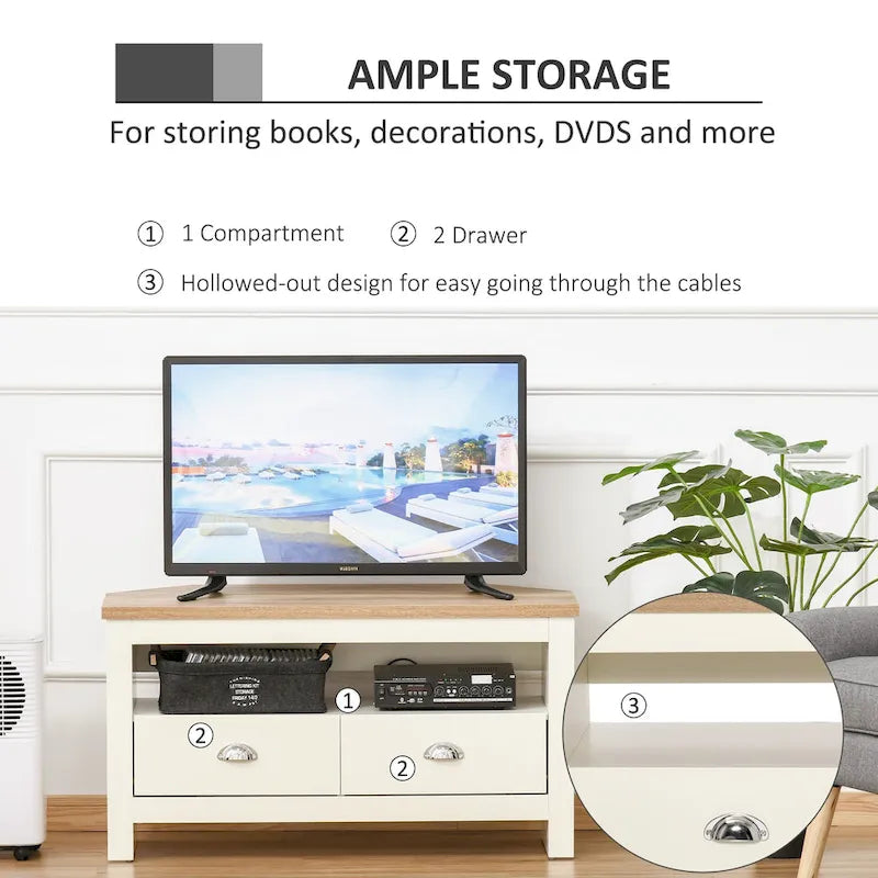 37.5 TV Stand with Drawers & Storage for 50 TVs