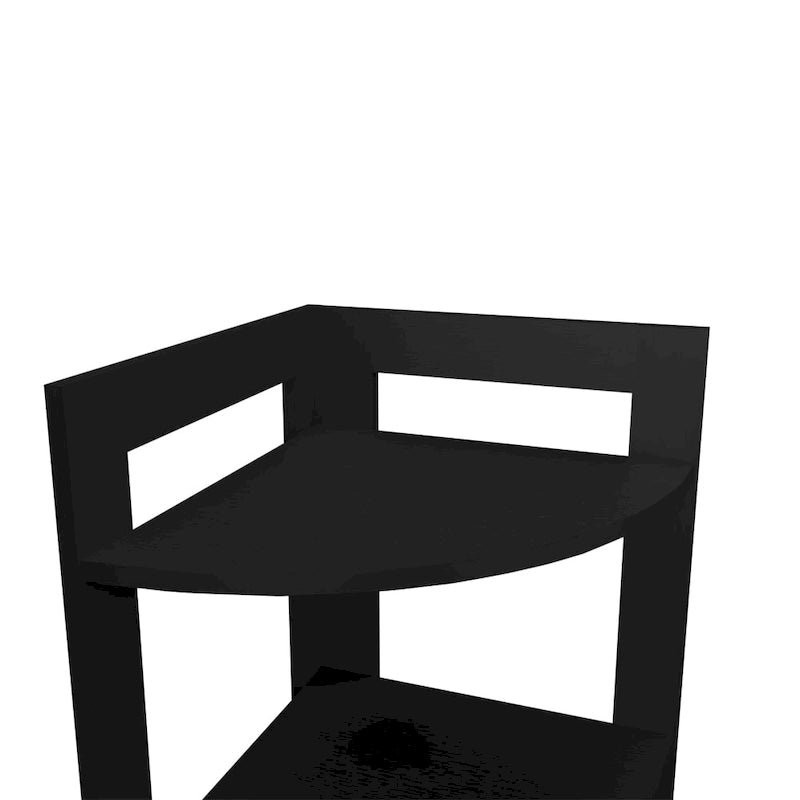Corner Table Sharon, Living Room, Black