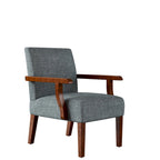 Grey 18.7 Arm Chairs with Round Table (Set of 2)