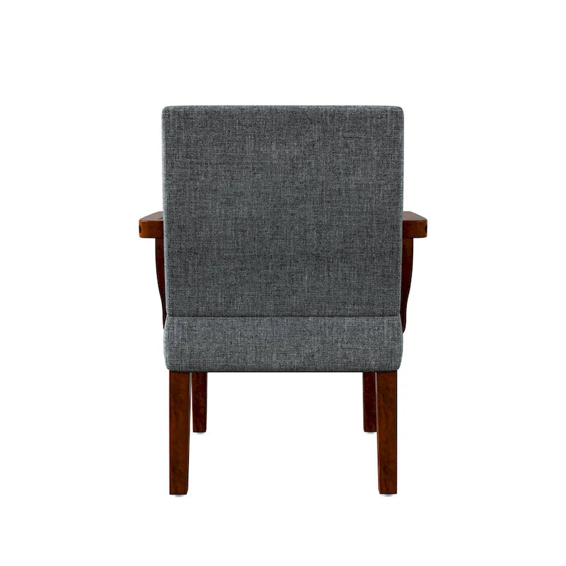 Grey 18.7 Arm Chairs with Round Table (Set of 2)