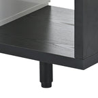 White Modern Extendable TV Stand with 3 Drawers and Shelf for TVs Up to 80