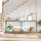 Entryway Table, Narrow Console Table, Wood Sofa Table