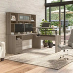 Cabot 72W Home Office Computer Desk with Drawers by Bush Furniture