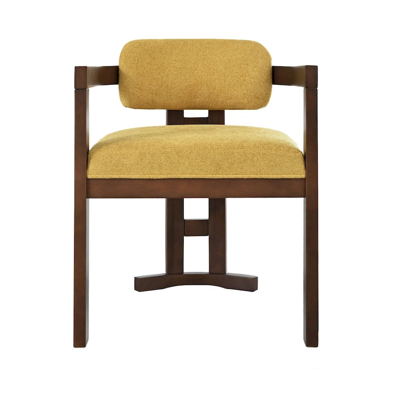 Evelyn Series Rubberwood Upholstered Dining Chairs (Set Of 4)