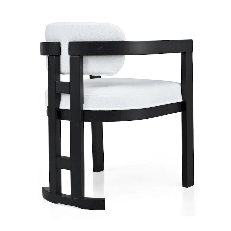 Evelyn Series Rubberwood Upholstered Dining Chairs (Set Of 4)