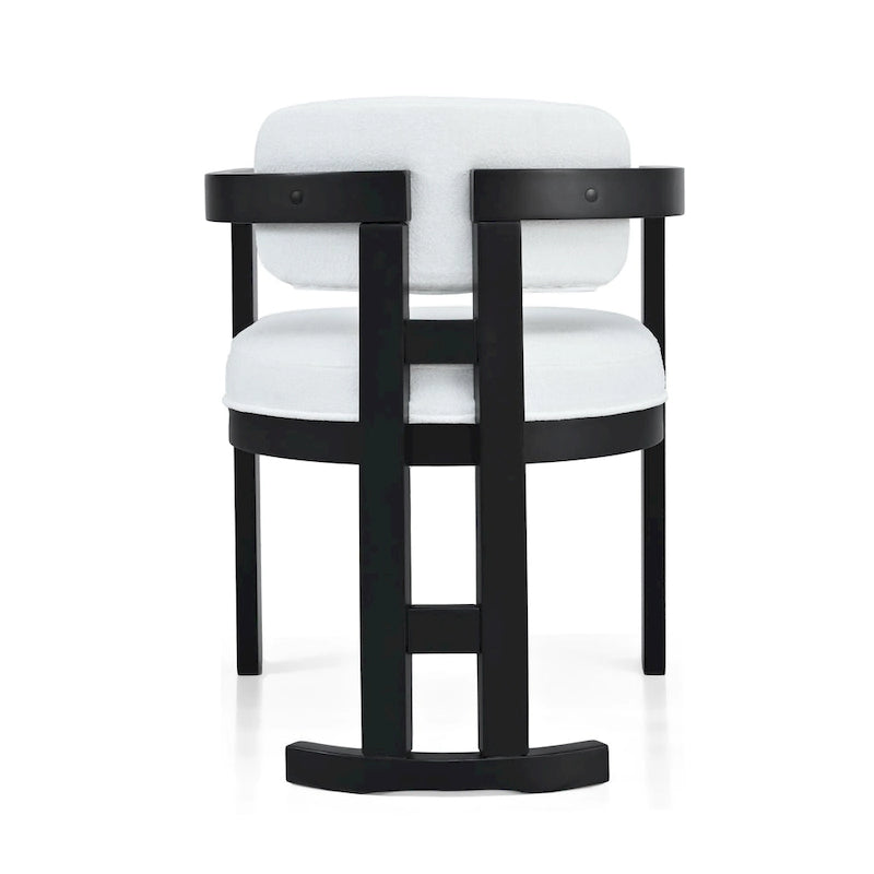 Evelyn Series Rubberwood Upholstered Dining Chairs (Set Of 4)