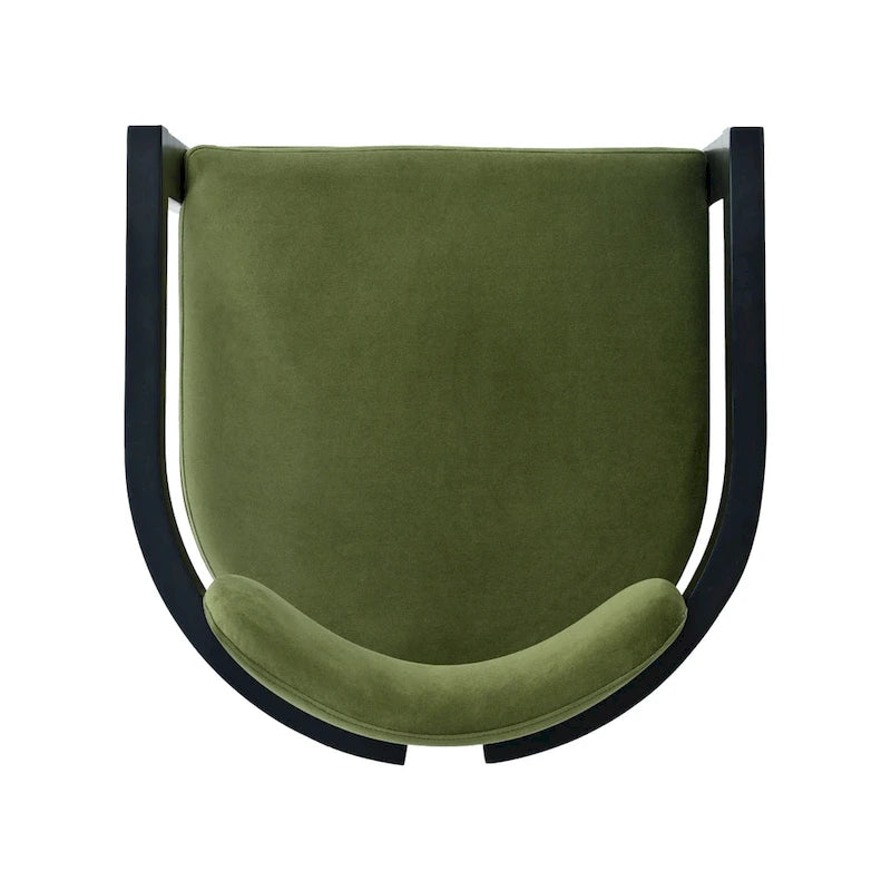 Evelyn Series Rubberwood Upholstered Dining Chairs (Set Of 4)