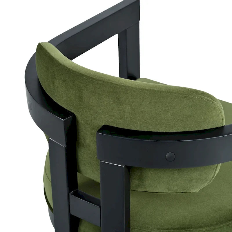 Evelyn Series Rubberwood Upholstered Dining Chairs (Set Of 4)