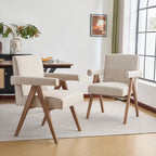 Christopher Knight Home Poppy Fabric Arm Dining Chair (Set of 2)