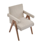 Christopher Knight Home Poppy Fabric Arm Dining Chair (Set of 2)