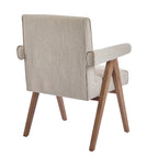 Christopher Knight Home Poppy Fabric Arm Dining Chair (Set of 2)