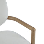 Christopher Knight Home - Harper Mordern Upholstered Rubberwood Arm Dining Chairs (Set of 2)