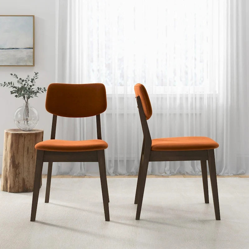Solid Back Side Chair (Set Of 2)