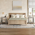 2-Tier Wooden End Table, Modern Side or Beside Table - 1PC
