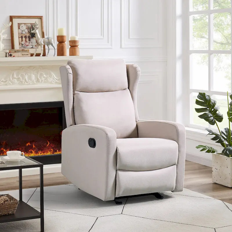 Rocking Recliner Chair for Living Room, Adjustable Modern Recliner Chair, Recliner Sofa with Lumbar Support