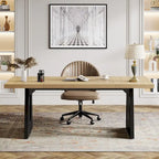 70.9 Inches Executive Desk Rectangular Computer Office Desk with Large Desktop