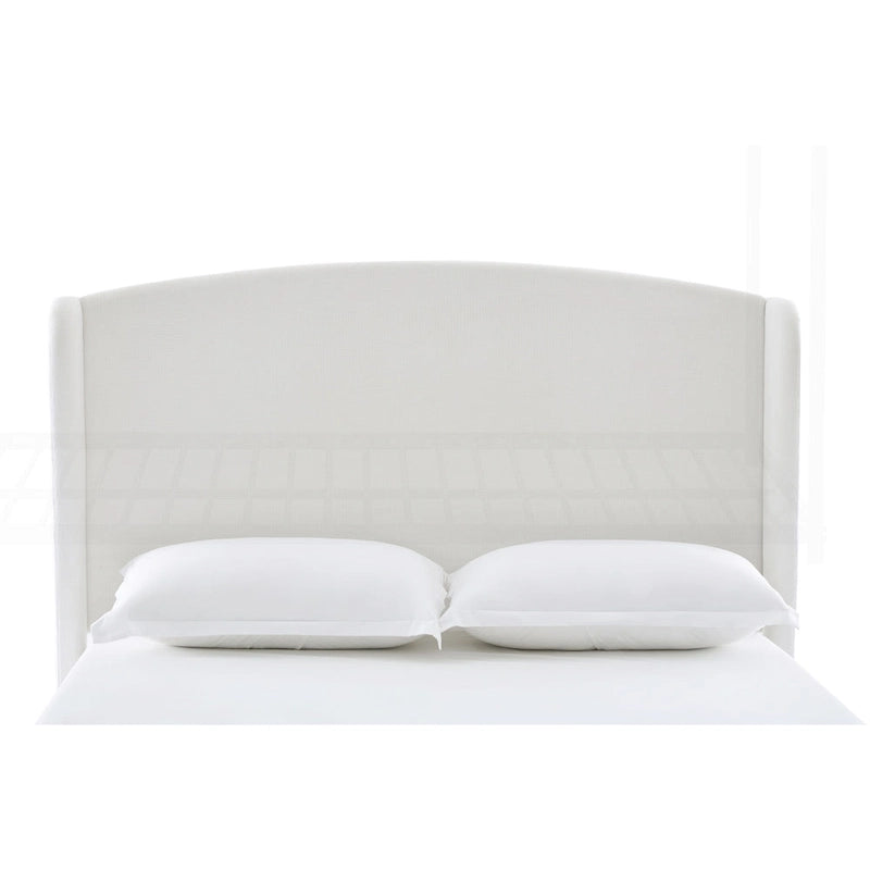 Minimalist Wingback Upholstered King Bed for Dreamy Sleep and Stylish Bedroom