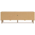 Large TV Stand, 4 Drawers, 2 Shelves, Brown Wood Grain, 72 Inches