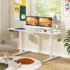 Costway 63 x 24 Inch Sit Stand Desk Height Adjustable Electric - See Details