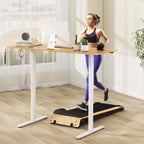 Costway 63 x 24 Inch Sit Stand Desk Height Adjustable Electric - See Details