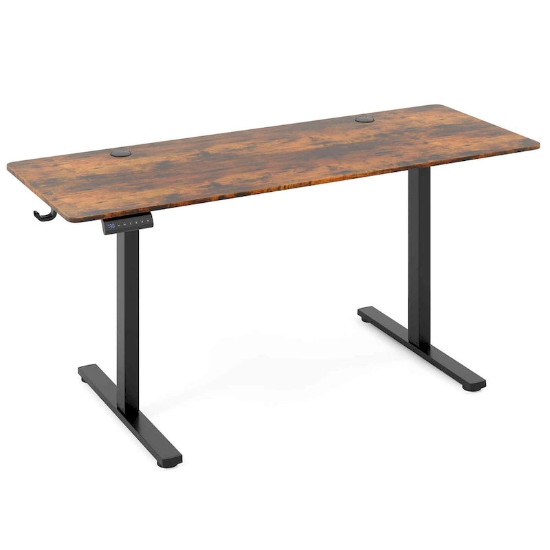 Costway 63 x 24 Inch Sit Stand Desk Height Adjustable Electric - See Details