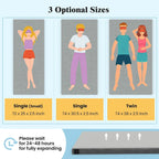 Goplus Memory Foam Camping Mattress with Anti-slip Bottom Travel Bag - See Details
