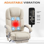 EROMMY Heated Massage Office Chair with Footrest, Ergonomic Reclining Desk Chair with Lumbar Support and Adjustable Height.