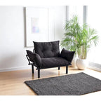 Sadio Metal Frame Loveseat With Removable Cushions