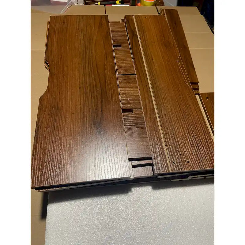 3-in-1 Small Makeup Table Set with Glass Top 3 Drawers, Stool