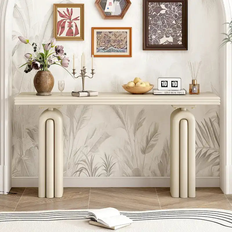 60 Long Console Table Entryway Accent Table for Living Room Hallway