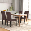 Upholstered Dining Chairs Set of 4 Parson Classic Upholstered Dining Chair,Modern 37 Parson Chairs