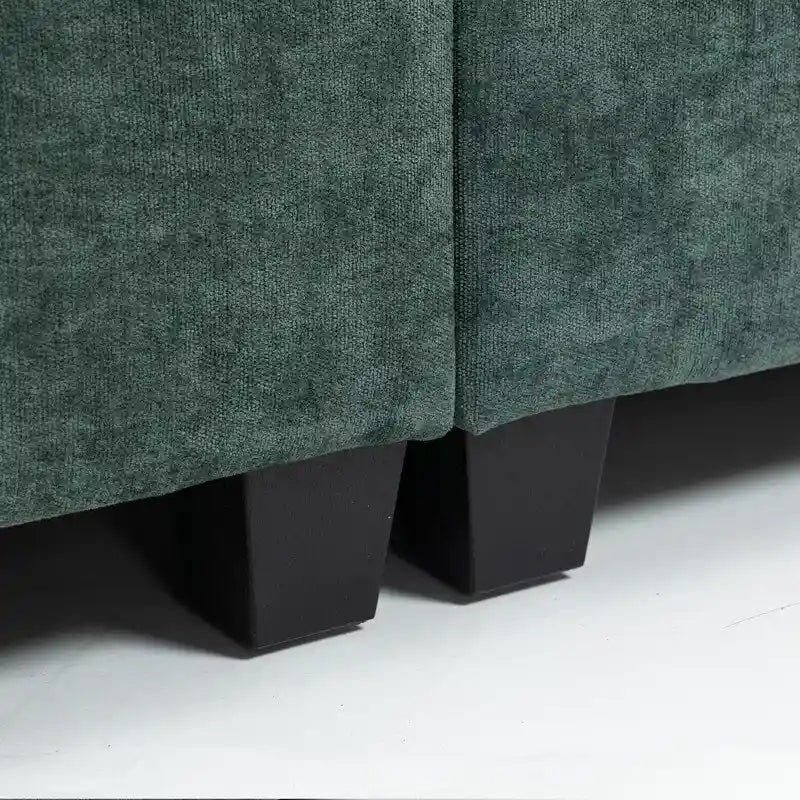 111.42 Chenille Upholstered Three Seater Sofa