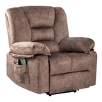 Modern Power Lift Recliner Chair Single Massage Sofa with Lumbar Heating and Timer Setting for Elderly