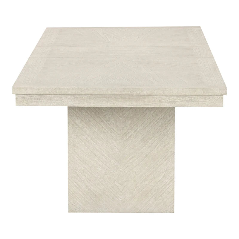 Modern Farmhouse Style 6-Piece Natural Solid Wood Dining Set