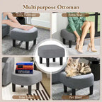Costway Swivel Barrel Chair with Ottoman Footrest Curved Backrest & - See Details