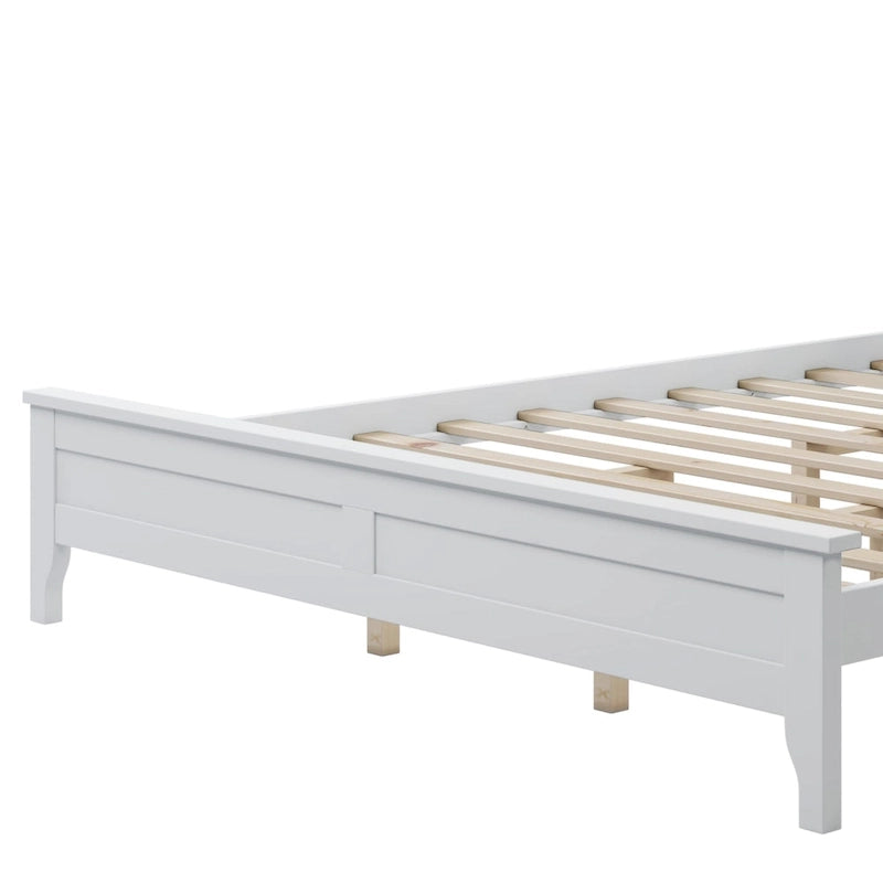 Modern Solid Wood Platform Bed with Natural and Exquisite Wear-resistant Finish