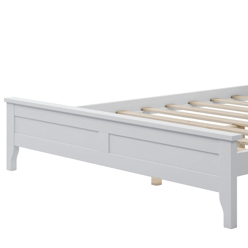 Modern Solid Wood Platform Bed with Natural and Exquisite Wear-resistant Finish