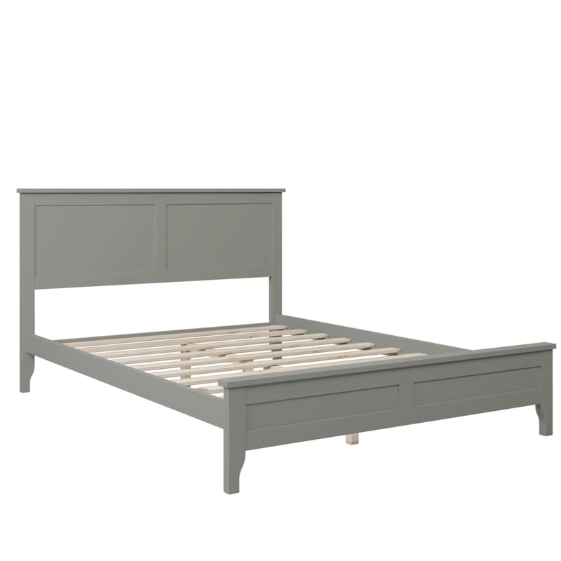 Modern Solid Wood Platform Bed with Natural and Exquisite Wear-resistant Finish
