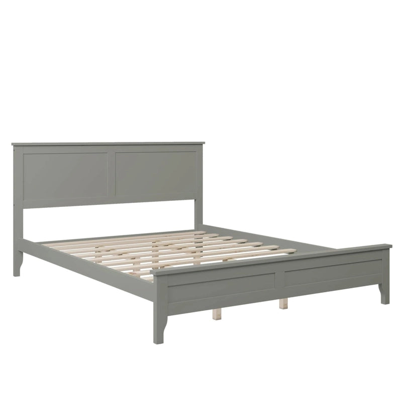 Modern Solid Wood Platform Bed with Natural and Exquisite Wear-resistant Finish