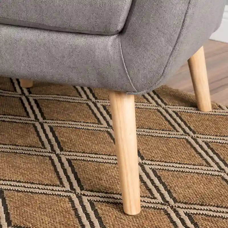 Grey 32.5 High Back Wingback Chair