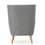 Grey 32.5 High Back Wingback Chair