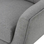 Grey 32.5 High Back Wingback Chair