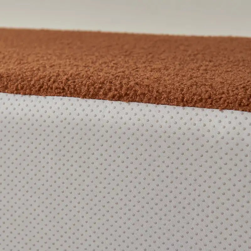 105.51 Modern L-Shape 5 Seater Modular Sectional Sofa Couch with Chaise Lounge, in Soft Lambswool Sherpa Fabric