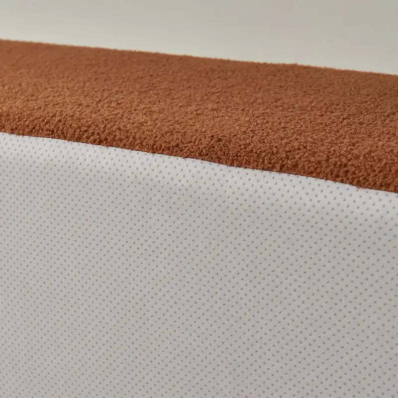 105.51 Modern L-Shape 5 Seater Modular Sectional Sofa Couch with Chaise Lounge, in Soft Lambswool Sherpa Fabric