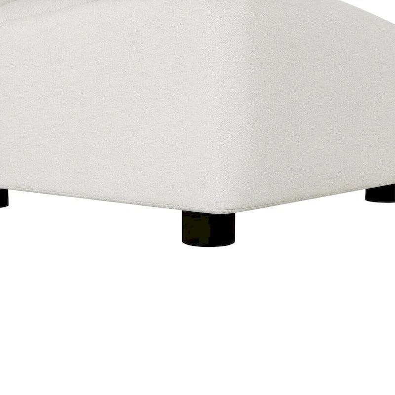 116 Modular U-Shaped Velvet 6-Seat Sectional Sofa with Two Ottomans, Reversible Design for Customizable Living Space