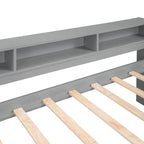 Twin XL Daybed with Trundles, Shelves & USB