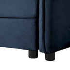 64 Oversized Chenille 2-Seater Sofa with DIY Combo & Storage Pockets