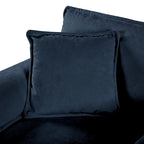 64 Oversized Chenille 2-Seater Sofa with DIY Combo & Storage Pockets