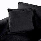 64 Oversized Chenille 2-Seater Sofa with DIY Combo & Storage Pockets