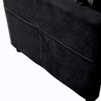 64 Oversized Chenille 2-Seater Sofa with DIY Combo & Storage Pockets